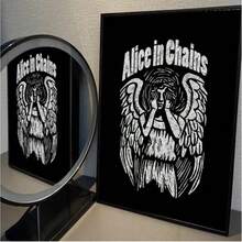 1 Pc Unframed Posters Wall Arts Pop Retro Music Alice In Chains Poster Art Paper Coffee House Bar Room Wall Decor