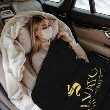 Salvatore Boarding School For The Young Gifted Drawings Blankets  Throw Blankets  Home Bedroom Blankets  Plush Comfortable And Soft Quilts - Negro - Ver 7