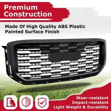 Parrilla delantera estilo Denali en negro brillante para GMC Yukon XL 2015-2020 - 1 - Ver 3