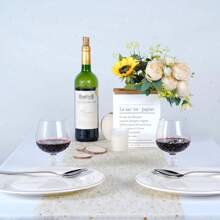 6pcs Table Runners 28*275cm + 36pcs Placemats 33cm, Table Runner And Placemat Set, Suitable For Party Decoration