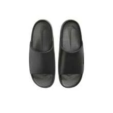 Nike Calm Men's Slides - BLACK/BLACK - 查看 3