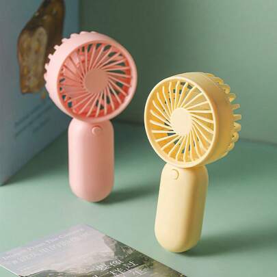 مروحة محمولة باليد لإعداد الماكياج، أداة إعداد الماكياج، جهاز تبريد صيفي للنساء، مروحة كهربائية هادئة للسطح المكتبي للمدرسة