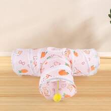 1 Stück Kaninchen & Hamster Haustier Tunnel Spielzeug, faltbare Versteckhöhle