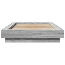 vidaXL Giroletto Grigio Sonoma 75x190 cm in Legno Multistrato - Grigio - Visualizzare 3