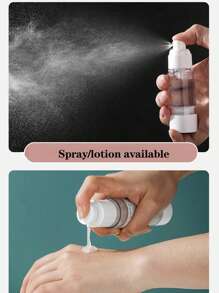 24pcs 15ml/30ml/50ml Transparent Plastic Airless Travel Pump Bottles, Suitable For Refilling Cosmetic Products Like Foundation, Cream, Shampoo, Toner. Made Of High Quality Plastic, , Reliable, Odorless And Non-Deformable/Breakable, Refillable For Reuse. Small Size For Easy Carrying In Makeup Bag Or Handbag. Suitable For Travel Or Home Use. 1pc/3pcs/6pcs/12pcs/18pcs/24pcs Set Available.
