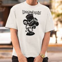 Básica Rock Ratos De Porão Brasil Album Jão Retro Camiseta Unissex Masculino Feminino 100% Algodão Top Premium Streetwear Lançamento Varias Cores!! Plus Size - Branco - Visão 2