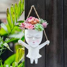 Cute Succulent Planter, Minimalist Creative Garden Swing Flower Pot For Balcony - Multicolor - View 9