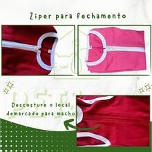Macacão Cirúrgico Pet para Cachorros e Gatos Pós Cirúrgica - Multicolorido - Visão 2