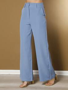 Conjunto feminino de alfaiataria blusa sem manga  com calça reta ótimo para usar no trabalho dia a dia casual premium acabamento pespontado