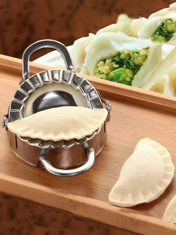 1pc Stainless Steel Dumpling Mold, Dumpling Maker 304 Stainless Steel Dumpling Tool Dumpling Wrapper Filling Scoop Dumpling Maker