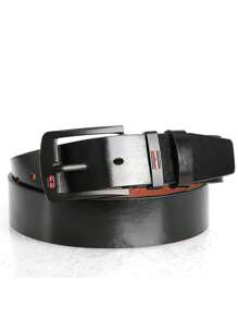 1pc Men's Belts, Casual Daily Formal Belts, Jeans, Fashionable Needle Buckle Belts, Handmade Belts Suitable For Work, Business, And Travel