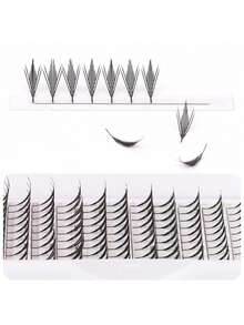 240/111 Fans 3D Printing Anime Premade Fans C D Curl Volume Fairy Wispy Cashmere Velvet Promade Fans Lash Extensions Cosplay False Eyelash Extensions - D - View 10