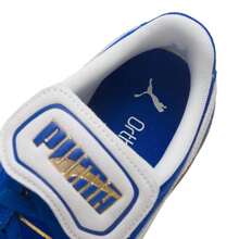 Puma 男女通用低帮运动鞋，Palermo PREMIUM 麂皮轻便耐穿低帮滑板鞋，复古休闲鞋，情侣鞋，402350-01 - 藍色-白色 - 查看 9