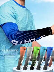 1 paire de manches de refroidissement pour sports de plein air - protection UV, nylon respirant, convient pour le golf, le cyclisme, la course à pied et la conduite
