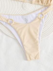 Women's New European And American Split Bikini Set - Beige - View 5