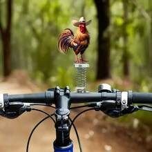 1 件亚克力公鸡雕像，2.56 英寸，振动汽车装饰，非常适合办公桌和自行车，是送给家人和朋友的理想礼物，适合万圣节、圣诞节、感恩节、汽车配件