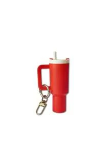 10/8/5/3/2pcs Mini Water Bottle Keychain - Street Style, Multiple Colors, Can Be Used For Keychain Accessory Charms, Wallet Charms, Cups, Wallet Accessories, Mini Water Bottle Keychain, Mini Cup Keychain, Key Ring Or Lip Balm, Cute Water Bottle Keychain, Plastic Material, A Good Gift For The Opening Season