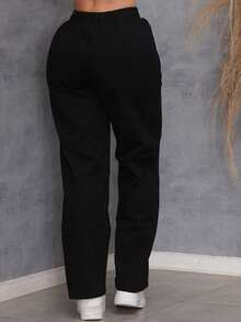Women's Stretch Jeans - Blanco y Negro - Ver 3