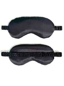 睡眠眼罩，遮光，舒适，简约纯色基础款，可调节，亲肤双面，适用于卧室、学校、返校、旅行、旅行必需品、家居必需品、眼罩、睡眠眼罩 - 彩色 - 查看 8