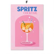 1 buc. Postere și imprimeuri minimaliste de cocktail Vodka Gin Pornstar Martini Artă de perete Pictură pe pânză Fotografii de perete pentru decorul camerei de zi fără cadru - Multicolor - Vizualizare 23