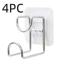 Stainless Steel Foldable Wall Mounted Hook - No Drilling Required, Space Saving Bathroom Organizer Rack For Towels, Basins And More, Modern Bathroom Storage And Accessory, Practical Hanging Hook Christmas Decor
