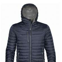 Stormtech Mens Gravity Thermal Jacket (Navy/Charcoal) - Coffee Brown - View 2