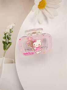Sanrio Sanrio 1 Pc Sanrio Genuine Authorized Acrylic Hair Grabber Hello Kitty Melody Cute Cartoon Hair Accessories Clip Fashion Accessories,Cute Sweet Cartoon Fashion Versatile Simple Hairpin Women's Headdress, Ideal Choice For Mother's Day Fashion Hair Accessories Elegant Hair Clip Women Claw Clips