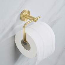 Brushed Gold Bathroom Accessories Set Hardware Kit Wall Mount Hand Towel Bar Rack Toilet Roll Paper Holder Robe Hook Hanger