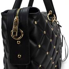 Badgley Mischka Quilted Travel Weekender Bag - Black - 1 - View 7