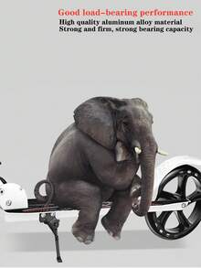 1pc Foldable 2-Wheel Kick Scooter, Urban Commuter Scooter For Teens And Adults - View 4