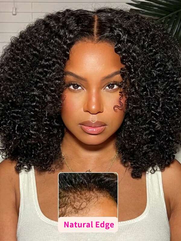 Kinky Curly Human Hair Wig 13x4 HD Lace Frontal Wigs 200% Density 8-40 Inch Short Long Jerry Curly Lace Front Wigs Glueless Wig Pre Plucked With Baby Hair Brazilian Virgin Human Hair For Women