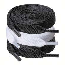 Extra Wide & Thick Flat Shoelaces (120cm/47in), Replacement Shoe Laces For Sports Shoes,Belt,Shoes And Boots Accessories