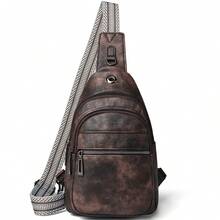 LATMAP 7L Sling Bag For Women Men Vegan Leather Crossbody Bags Fanny Pack Purse Backpack Over Shoulder Bag Travel Anti Theft,Vacation Essentials&Back-To-School Essentials - Cà phê - Xem 8