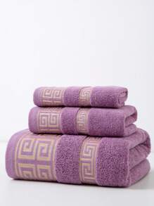 1pc Thin Bath Towel, Variety Of Colors, Minimalist Jacquard Plaid Pattern, Rectangular 70*140cm Adult Unisex Swimwear, Bathing, Wrapping Towel Or 34*74cm Hand Towel, 34*34cm Handkerchief, Quick-Drying, Absorbent, Soft, Suitable For Bathroom, Kitchen, Travel, Holiday Gift, Gym, Beach, Hotel, Salon, Outdoor