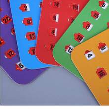 Bingo Cards With Sliding Windows - Reusable Bingo Game Cards For Adults Large Group - Multicolor - View 2