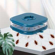 1pc Reusable Household Cockroach Trap Box Without Baits Or Pheromeno, Cockroach Trap, Insect Cockroach Catcher, Cockroach Traps For Kitchen And Garden - Multicolor - View 4