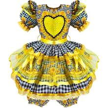 Cheap Sunflower Puz 2025 Children's Country Saint John Dress - Yellow - View 4