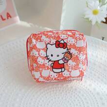 Sanrio Sanrio 1PC Kawaii Anime Mini Storage Bag Portable Cute Sweet Cartoon Makeup Package Toys Girls For Travel Storage Bag,Makeup Bag,Cosmetic Bag,Vacation Organizer,Large Capacity Makeup Organizer Makeup Case, For Lipstick, Brush, Skincare, Mobile Phone, Coin, Small Items, For Home,Gift,Vacation And Festival Halloween Christmas Multifunctional Use,Boho Vibes