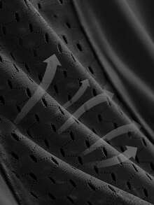 4pcs Men's Mesh Net See-Through Solid Color Briefs, Casual Breathable Shorts Underwear - Black - View 4