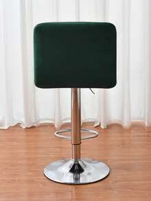 1pc/4pcs/6pcs Silver Fox Plush Low Back, Solid Color Elastic Full Wrap Low Back Chair Cover, Soft & Skin-Friendly Anti-Dirty Low Back Chair Slipcover, Suitable For Dining Room, Study, And Other Chair Decoration, Room Decor - Multicolor - View 7