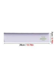 1pc/2pcs Clear Acrylic Computer Monitor Message Board, Modern Minimalist Self-Adhesive Notepad Stationery Mobile Phone Storage Sticky Memo Pad, Suitable For Back To School, Business, Study, Office
