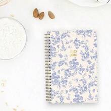 The Everygirl Weekly/Monthly Wirebound Planner 5x8 Printed Floren Blue - 1 - View 2