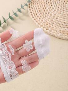 10/5/1 双婴儿蕾丝透明短袜。这款可爱的公主风短袜专为婴幼儿设计，舒适透气，夏季穿着凉爽。时尚百搭，适合 0-3 岁女婴。婴儿袜。 - 彩色 - 查看 2