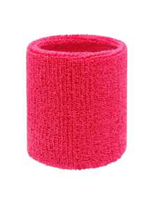 Kids Sports Wristband - Solid Color Wrist Sports Sweatband, Elastic Absorbent Anti-Sweat Breathable Thick Fleece Wristband, Multi-Colors, Suitable For 8-16Y Basketball, Tennis, Baseball, Softball, Volleyball, Soccer, Running