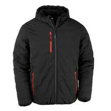 Result Genuine Mens Compass Winter Padded Jacket (Black/Red) - Black - View 1