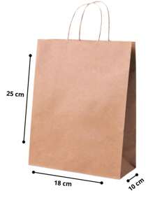 Sacola Papel Kraft P - 10 Unidades