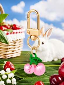 1/5/10 Peças Delicado e Fofo Chaveiro Pendente de Flor, Morango, Cereja, Maçã, Coração, Charme e Acessório da Moda para Bolsa, Presente Ideal para Festa, Natal, Aniversário, Ação de Graças para Mulheres, Decoração DIY de Carteira e Bolsa no Estilo Y2K, Ótimo para Família, Amigos, Professores, Colegas de Classe e Parceiros