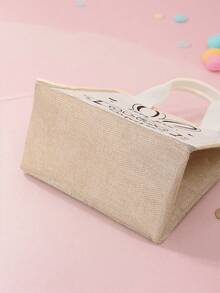 1pc Customized Handbag With Rabbit Ear Pattern, Personalized With Your Own Design, Great Gift For Children And Teenagers, Can Print Your Name Or Friend/Sibling's Name - Multicolor - View 7