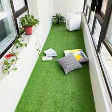 50*200cm Pet-Friendly 10mm Artificial Grass Mat - Polypropylene, Suitable For Yard, Playground, RV, Outdoor Party, Lawn, Garden And Wedding