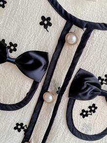 M.Dian xi 2 件女童甜美可爱套装，儿童时尚短袖上衣和裙子套装，轻便